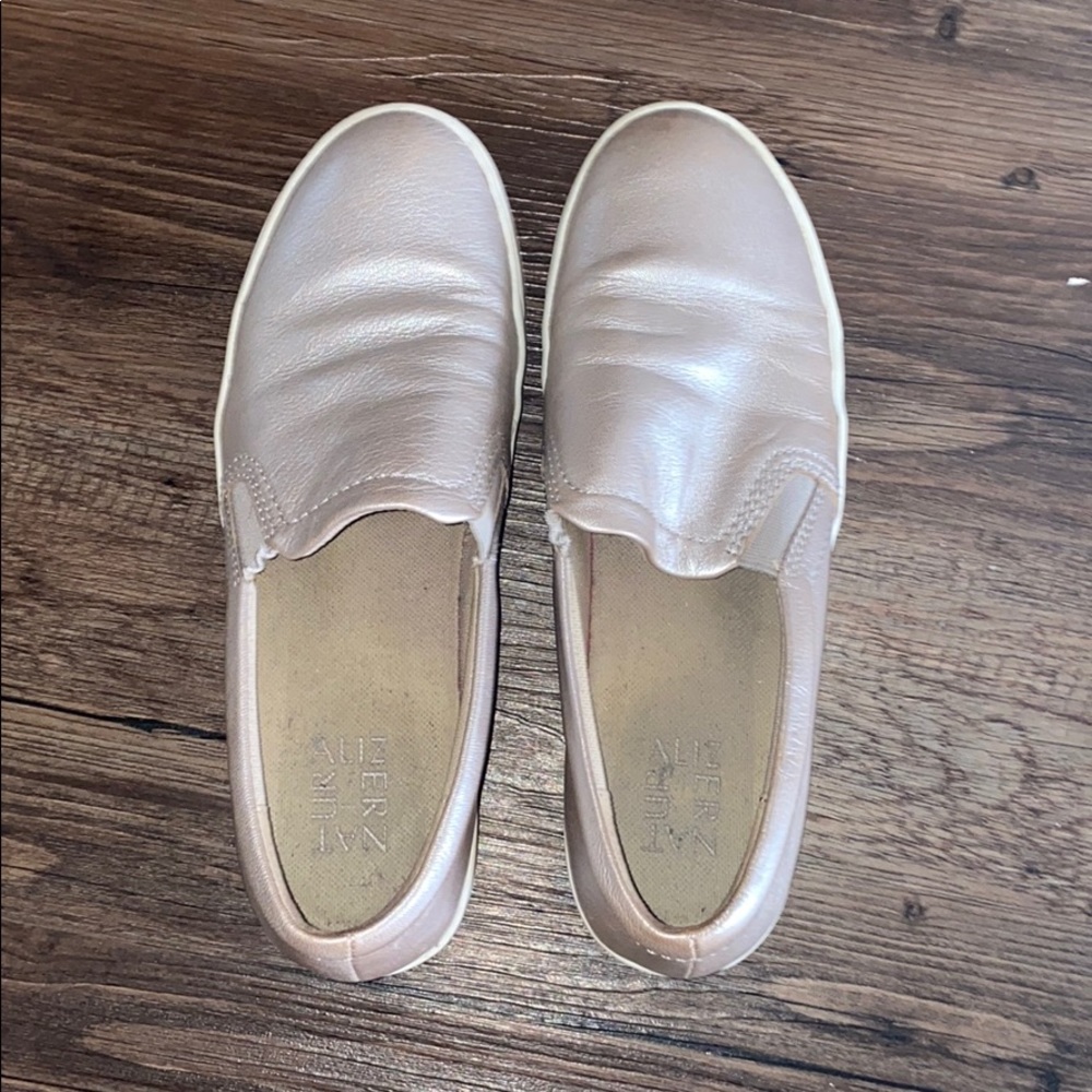Silver sneakers